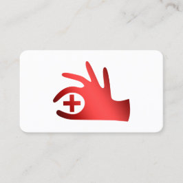 CPR-instructeur en eerste hulp QR Visitekaartje