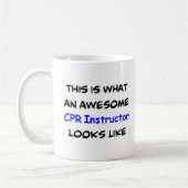 cpr - instructeur , geweldige koffiemok (Links)