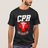 CPR-instructeur Leraar Eerste Hulp Aed Trainer Fun T-shirt (Voorkant)