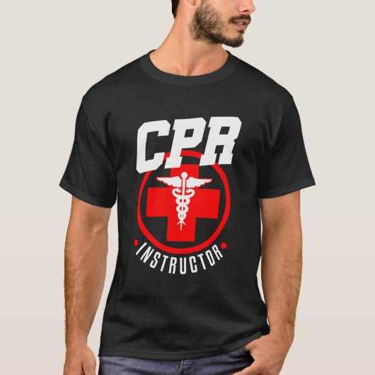 CPR-instructeur Leraar Eerste Hulp Aed Trainer Fun T-shirt (Voorkant)
