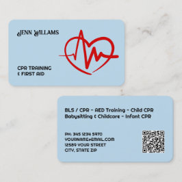 CPR-instructeur QR Visitekaartje