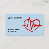 CPR Instructor QR Visitekaartje (Voorkant)