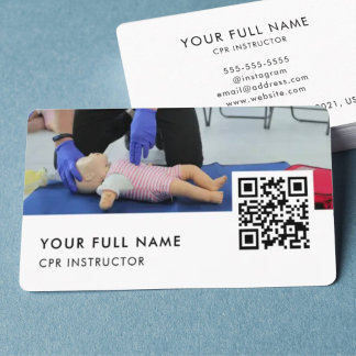 CPR QR Code Moderne Zaken Visitekaartje