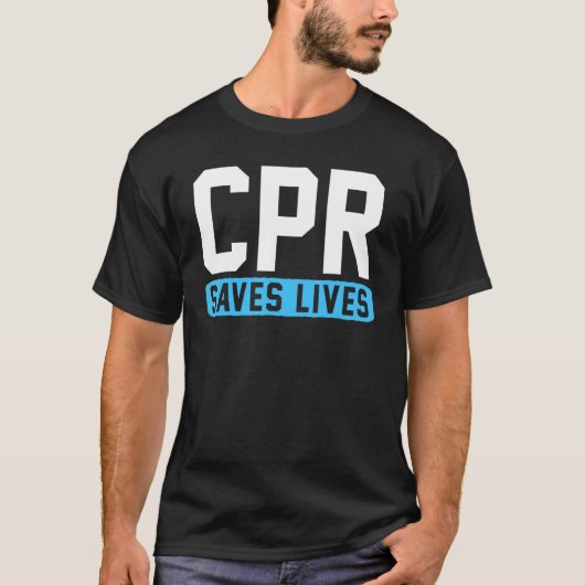 Cpr slaat levens op t-shirt (Voorkant)