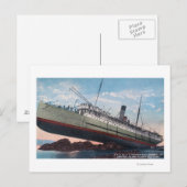 CPR SS Princess May WreckSentinel Island, AK Briefkaart (Voorkant / Achterkant)