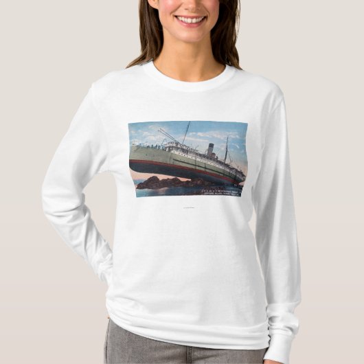 CPR SS Princess May WreckSentinel Island, AK T-shirt (Voorkant)