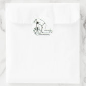 CPR-sticker Ronde Sticker (Tas)