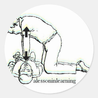 CPR-sticker Ronde Sticker
