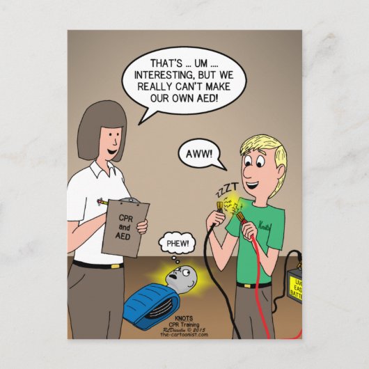 CPR-training Briefkaart (Voorkant)