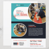CPR Training Flyer | EHBO-vlieger (Voorkant / Achterkant)