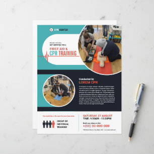 CPR Training Flyer   EHBO-vlieger