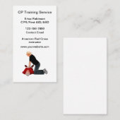 CPR-trainingsklasse instructeur Visitekaartje (Voorkant / Achterkant)