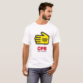 CPR voor idioten T-shirt (Voorkant volledig)