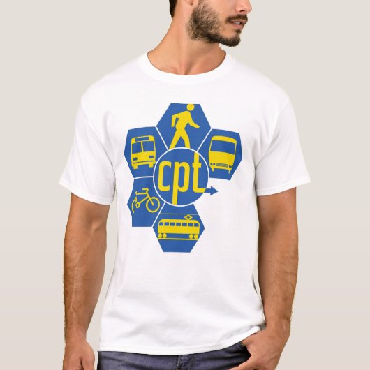 CPT TShirt met gele pictogrammen (Voorkant)