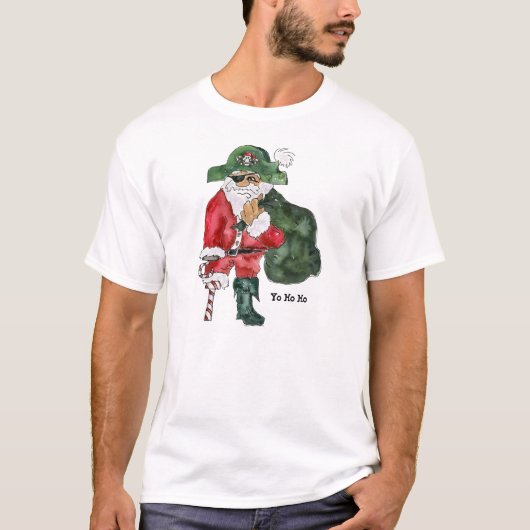 Cptn. Crusty Kringle - North Pole Pirate T-shirt (Voorkant)