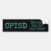 CPTSD-bumpersticker Bumpersticker (Voorkant)