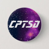 CPTSD Galaxy Identity Ronde Button 5,7 Cm (Voorkant)