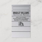 CPU-elektronica | Moersleutel in Hand Visitekaartj Visitekaartje (Voorkant)