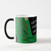CPU - Koffieverwerkingseenheid grappige koffie-mok Magische Mok (Links)