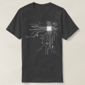 CPU processorcircuitdiagram T-shirt (Design voorkant)