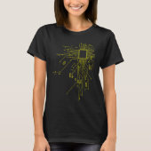 CPU-technologie Nerd Computerchip Informatieve Pro T-shirt (Voorkant)