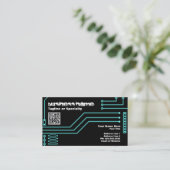 CPU v.3 met QR-code Visitekaartje (Staand voorkant)