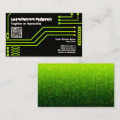 cpu v.3 met qr-code visitekaartje (Voorkant / Achterkant)