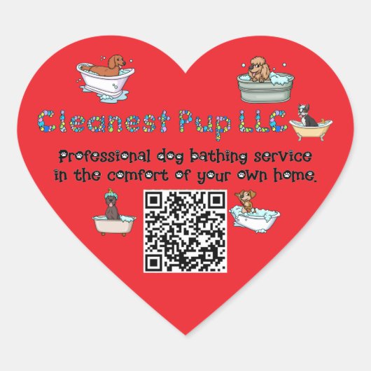 CPup-sticker Hart Sticker (Voorkant)