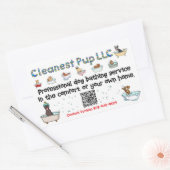 CPup-sticker Rechthoekige Sticker (Envelop)