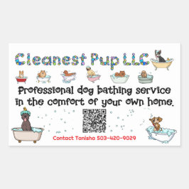 CPup-sticker Rechthoekige Sticker