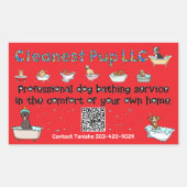 CPup-sticker Rechthoekige Sticker (Voorkant)