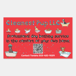 CPup-sticker Rechthoekige Sticker