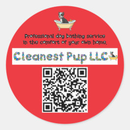 CPup-sticker Ronde Sticker