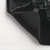 CQBR MK18 Mod 0 Black Mousepad Muismat (Hoek)