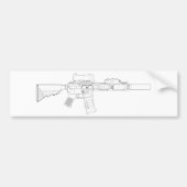 CQBR MK18 Mod 0 Bumpersticker (Voorkant)