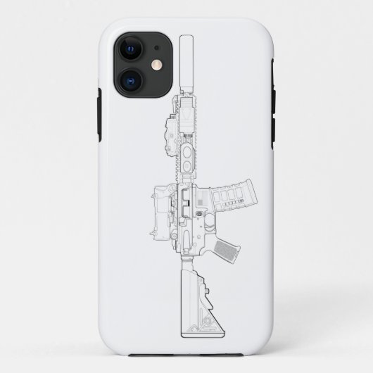 CQBR MK18 Mod 0 Case-Mate iPhone Case (Achterkant)