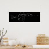 CQBR MK18 Mod 0 Poster (Keuken)