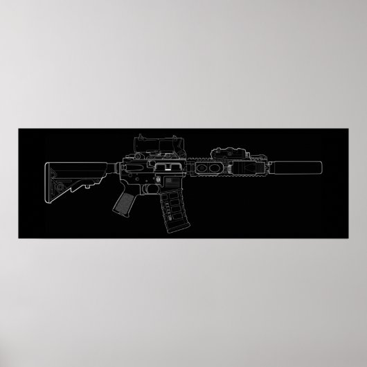 CQBR MK18 Mod 0 Poster (Voorkant)
