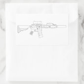 CQBR MK18 Mod 0 Rechthoek Stickers (Tas)