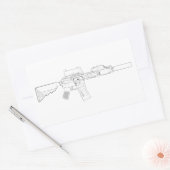 CQBR MK18 Mod 0 Rechthoek Stickers (Envelop)