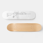 CQBR MK18 Mod 0 Skateboard (Horizontaal)