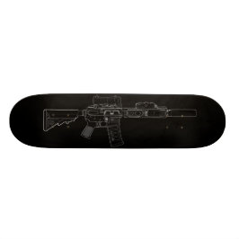 CQBR MK18 Mod 0 Zwarte Skateboard