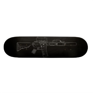 CQBR MK18 Mod 0 Zwarte Skateboard