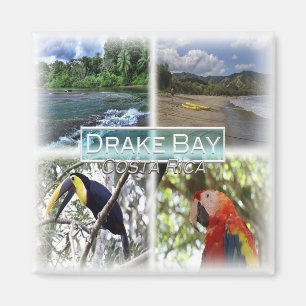 CR0020 Amerika, Costa Rica, Koelkast Magneet