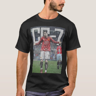 CR7 Voetbalschets Kunst | Manchester United T-shirt