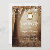 CR Code Rustic Country Wedding Save the Date (Voorkant)