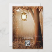 CR Code Rustic Country Wedding Save the Date (Achterkant)