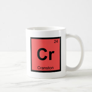 Cr - Cranston Rhode Island Chemistry City Symbol Koffiemok