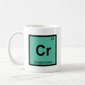 Cr - Creationisme Philosophy Chemistry-symbool Koffiemok (Links)