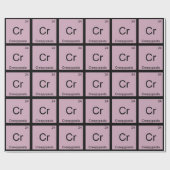 Cr - Creepypasta Meme Chemistry Periodic Table Cadeaupapier (Vlak)
